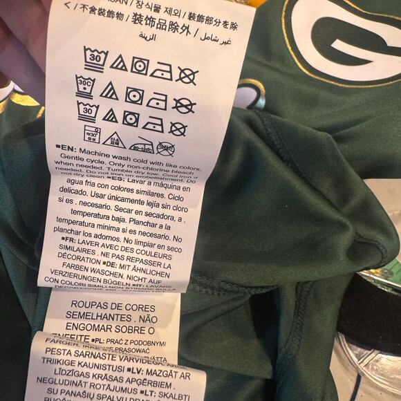 NFL Women's Green Bay Packers Original State Lace-Up T-Shirt Size M NWT - Picture 6 of 12
